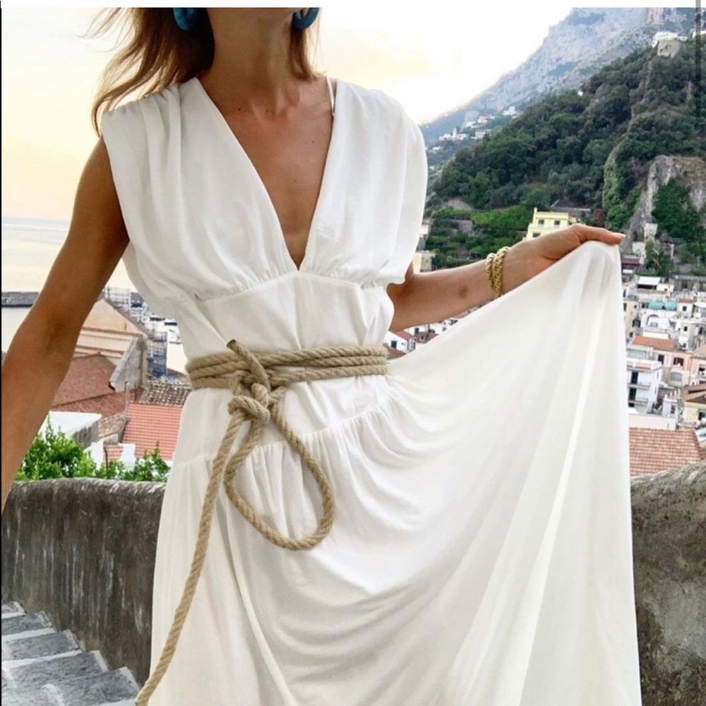 New with tags Zara white combination Dress - Picture 3 of 14